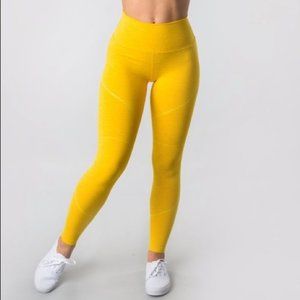 NWOT Yellow Revival R6 Leggings